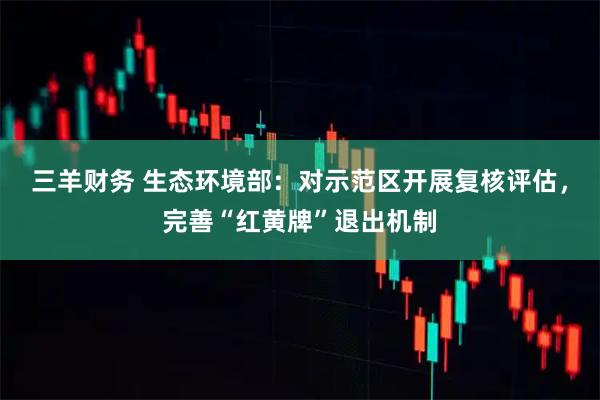 三羊财务 生态环境部：对示范区开展复核评估，完善“红黄牌”退出机制